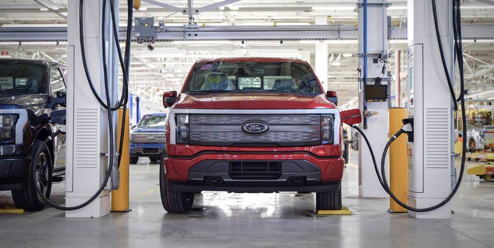 Photo: Ford Rouge Center F-150 Lightning Production, 2022. Credit: Ford.