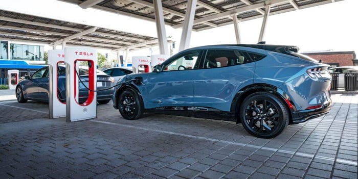 Ford EV Owners Can Now Use Tesla Chargers