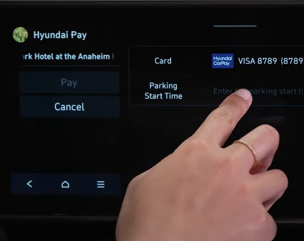 Hyundai introduces new in-vehicle payment system Hyundai Pay. Credit: Hyundai.