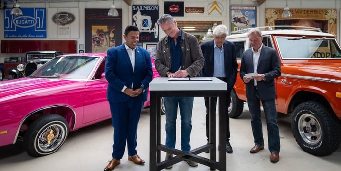 Jay Leno’s Law Signed By Governor Newsom, But Some Owners Must Wait