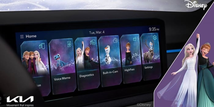 Kia Brings Disney Into Their Vehicles