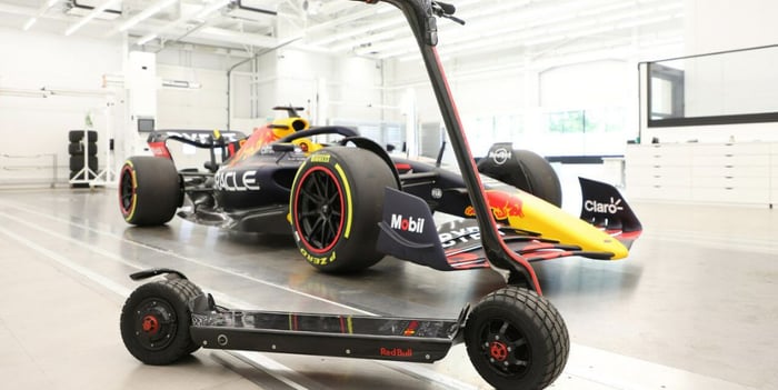 Get Your Oracle Red Bull Electric Scooter