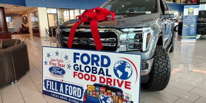 Ford Dealer Global Food Drive To Fight Hunger