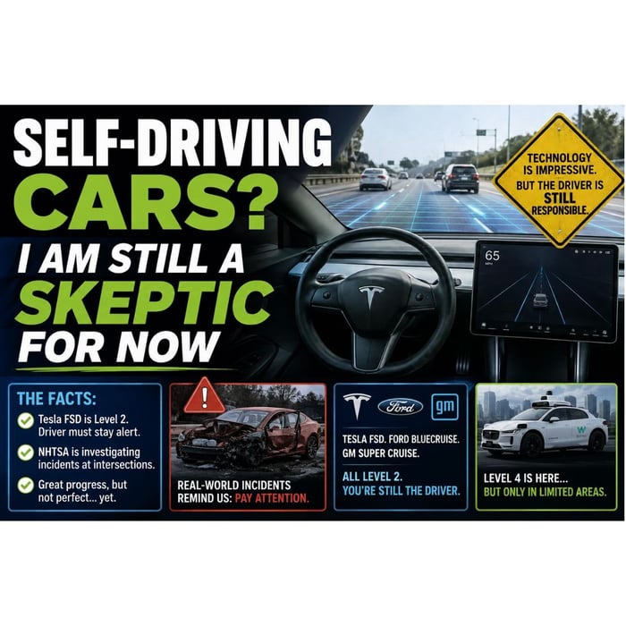 Self-Driving Cars? I Am Still A Skeptic For Now