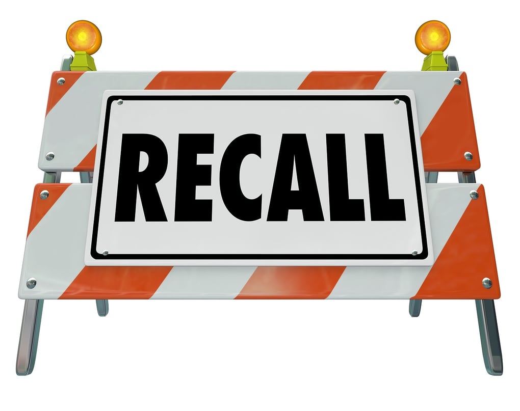 Recalls for week of May 12