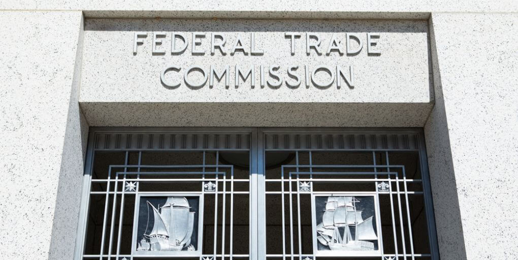 Editorial credit: Mark Van Scyoc / Shutterstock.com.  FTC Headquarters in Washington, D.C. March 7, 2020.