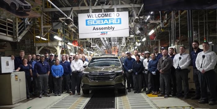 Subaru Begins Hybrid Production In Indiana