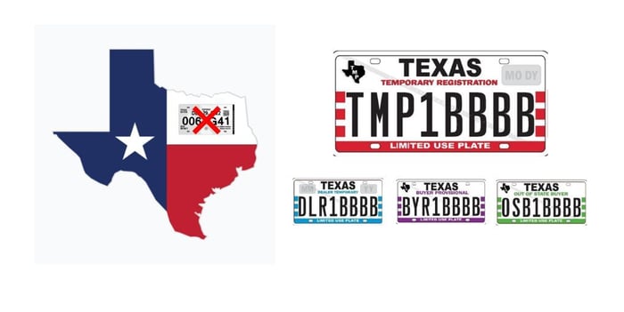 No More Paper Dealer License Plates In Texas