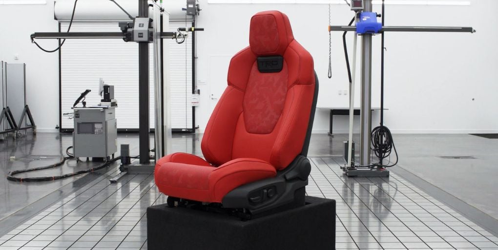 Toyota IsoDynamic Performance Seat debuts in 2024 Toyota Tacoma.  Photo Credit: Toyota.