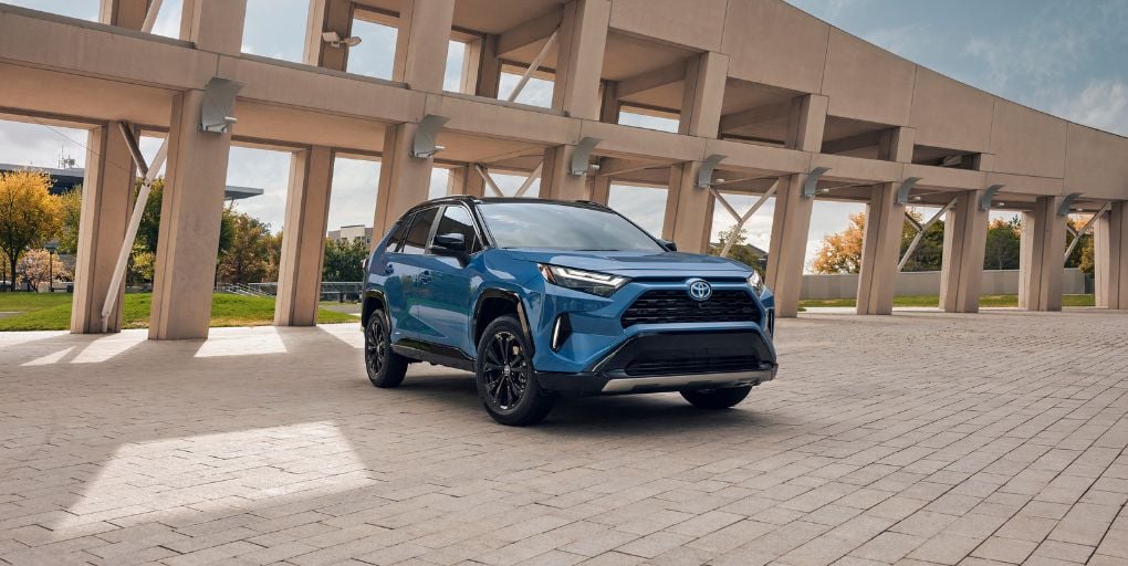 2024 Toyota RAV4 Hybrid XSE. Photo Credit: Toyota.