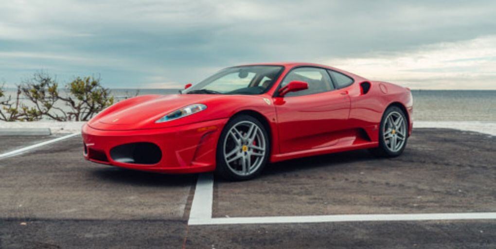 A 2007 Ferrari F430 Coupe once owned by President Trump is up for auction. Credit: Rockstar Car Auction.