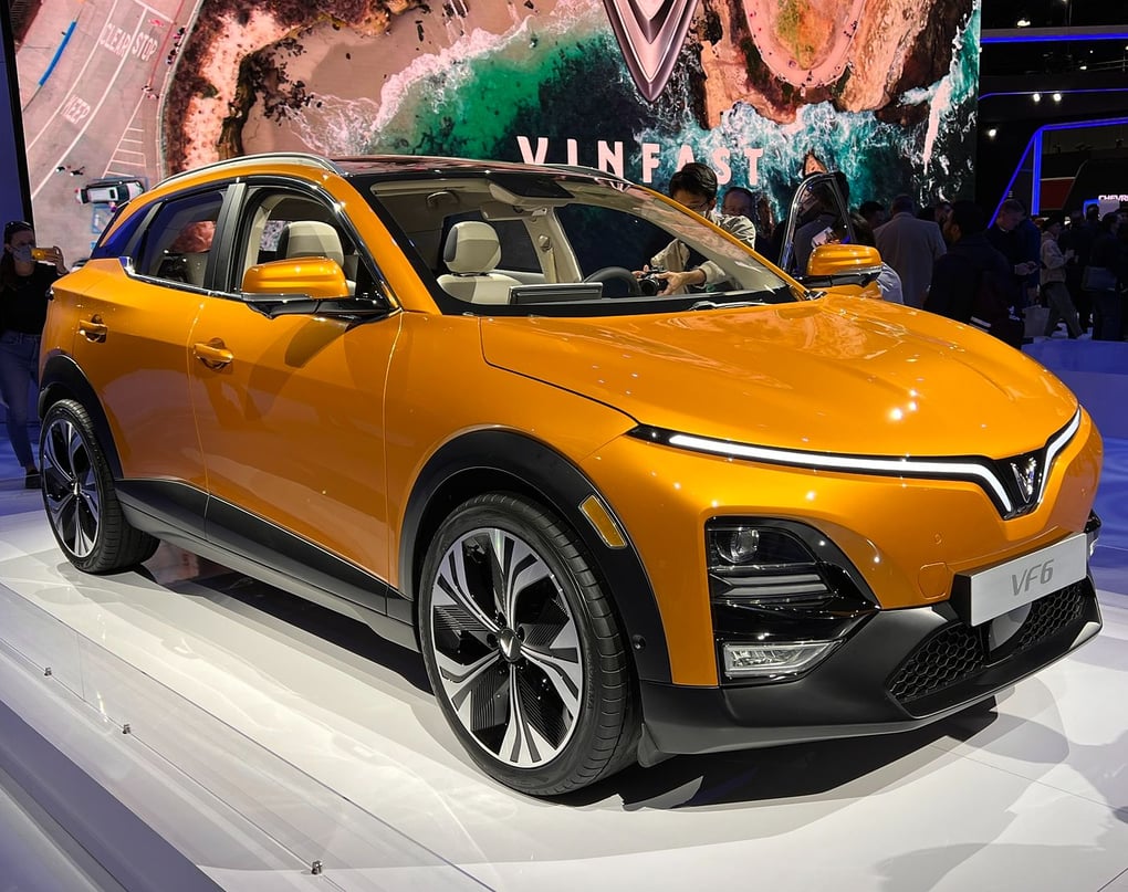 Vinfast VF 6 at the 2022 LA Auto Show. Photo Credit: NewsPressUSA. 