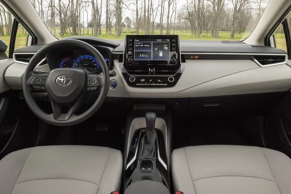 2020 Toyota Corolla Hybrid LE Interior - front seats