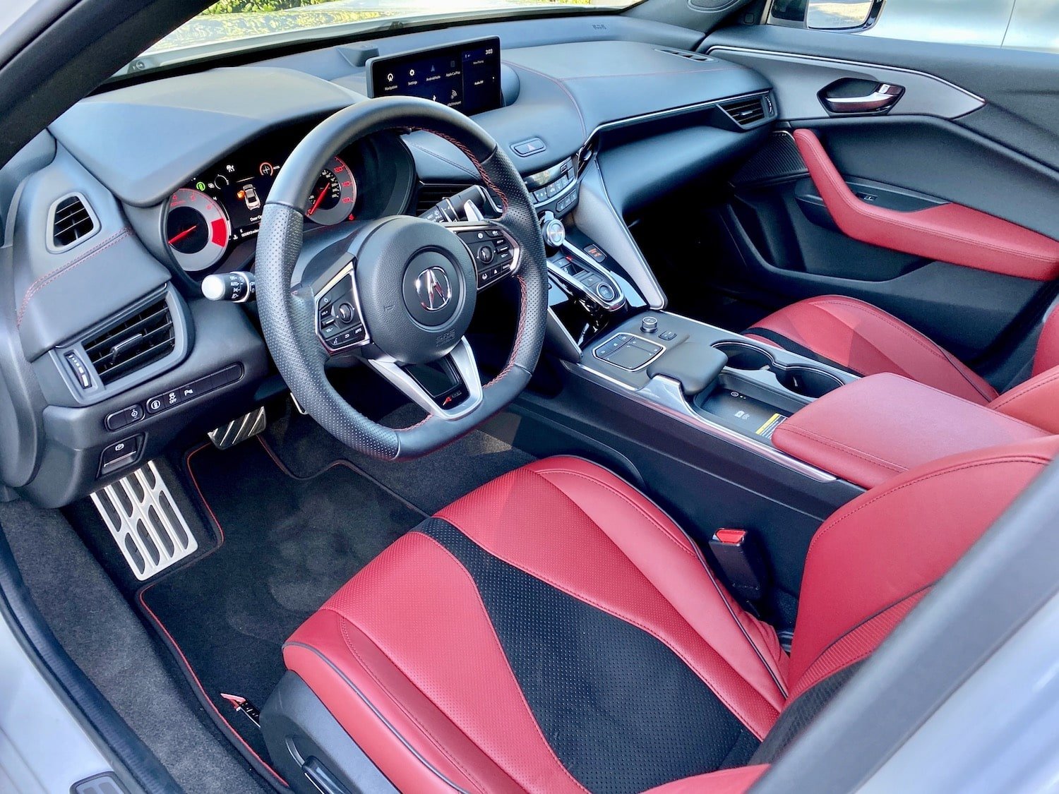 2021 Acura TLX A-Spec SH-AWD interior