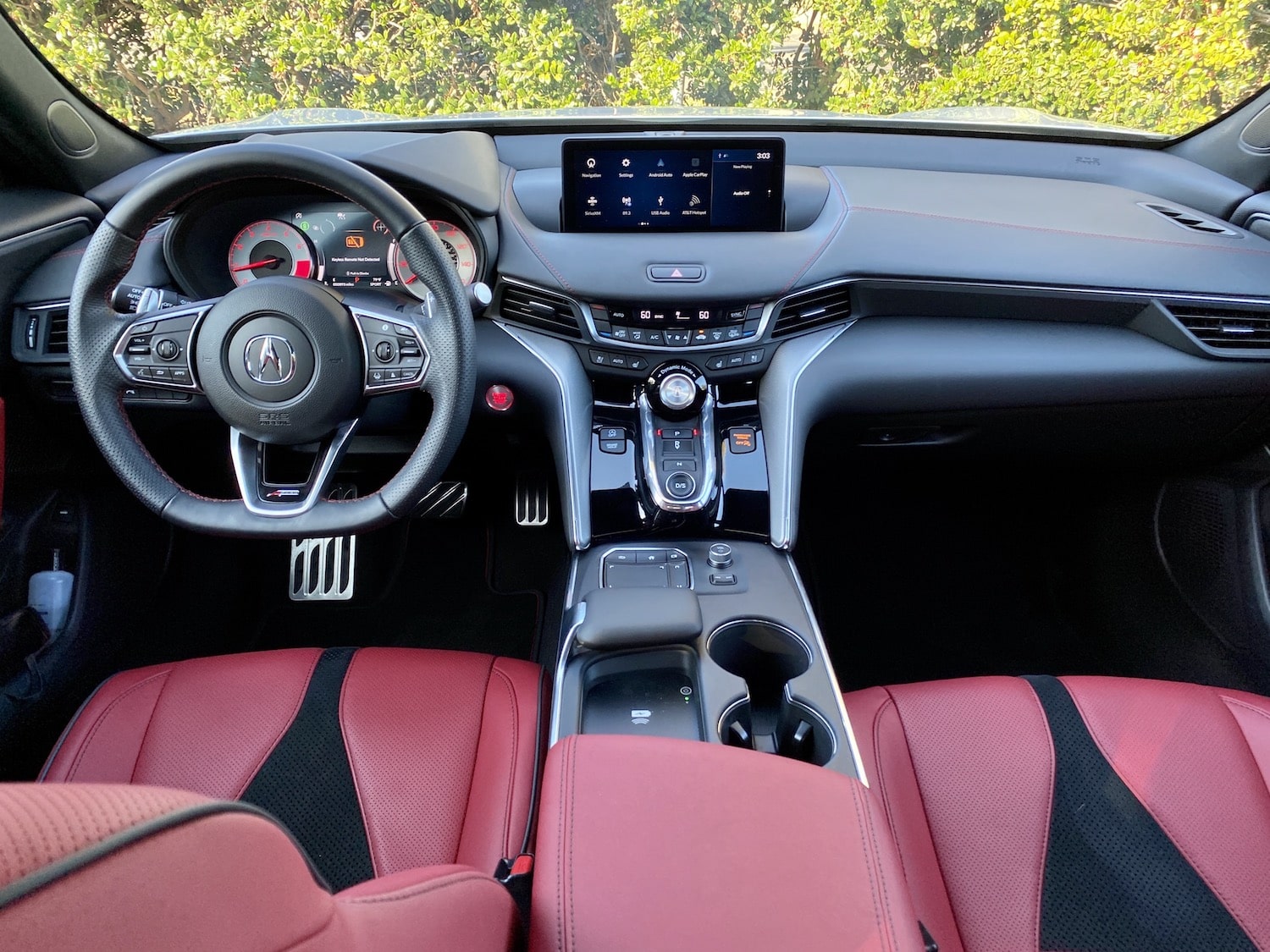 2021 Acura TLX A-Spec SH-AWD interior
