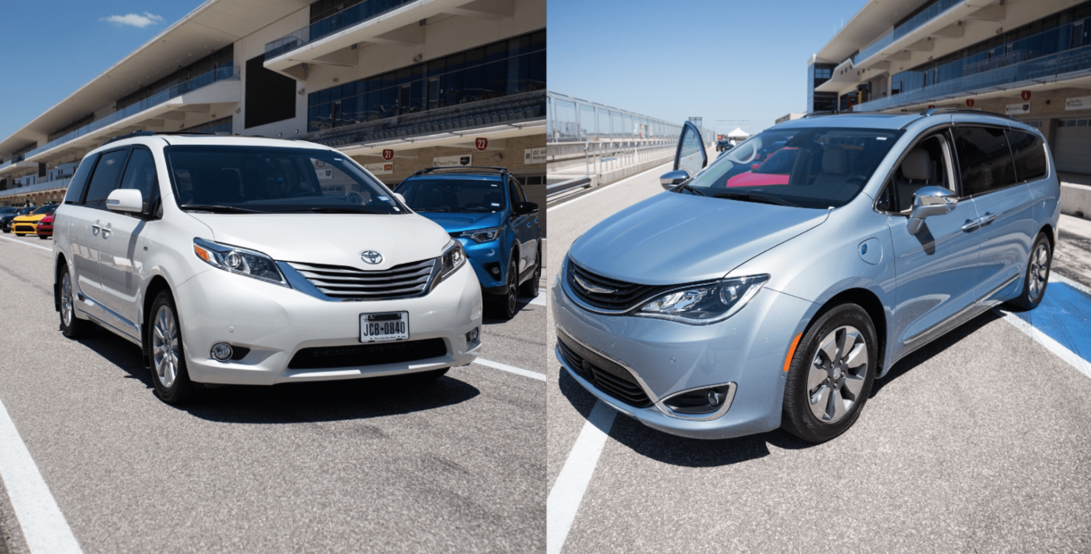 Minivan Drive: Toyota Sienna vs Chrysler Pacifica Hybrid Photo Gallery